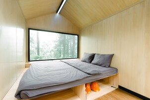 Cabaña Deluxe | Cortinas opacas, wifi gratis, ropa de cama