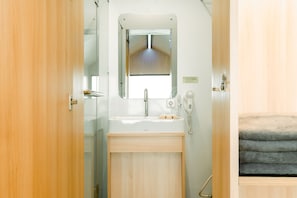 Executive Cabin | Bathroom | Shower, rainfall showerhead, free toiletries, bidet