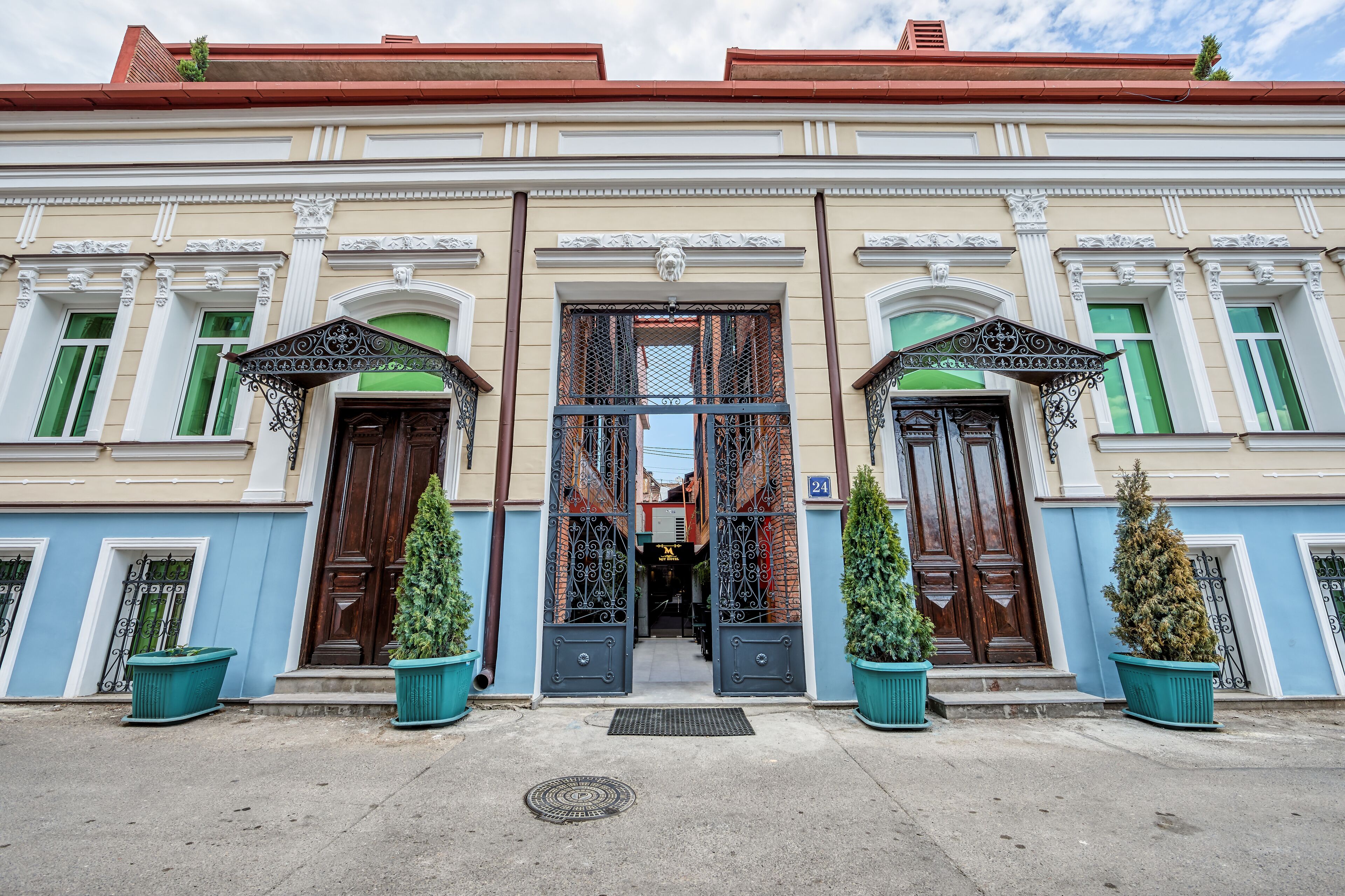 Fachada de la propiedad