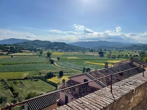 Uitzicht vanuit accommodatie