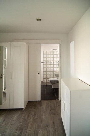 Ducha, secador de pelo, toallas