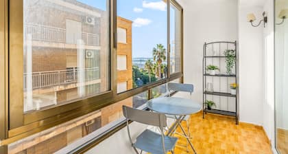Unique Hotel Apartment 4-2 with Balcony, Wi-Fi & Air Conditioning