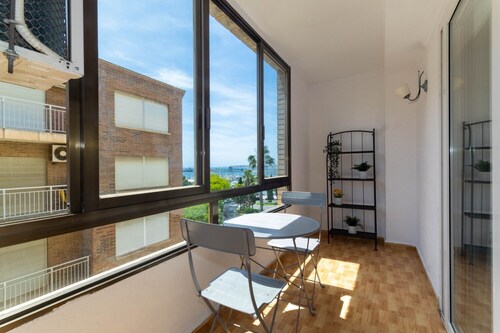 Apartment in A Hotel 'Unique Apartahotel 2-3' with Sea View, Wi-Fi and Air Conditioning