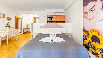 1 sovrum, gratis wi-fi och sängkläder