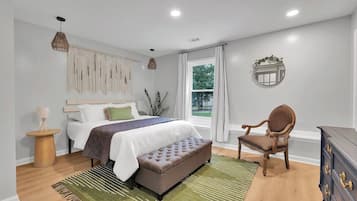 6 slaapkamers, een strijkplank/strijkijzer, gratis wifi, beddengoed