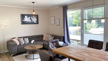 Televisión, reproductor de DVD y estéreo