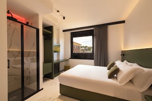 Chambre double | 1 chambre, coffre-fort, bureau, rideaux dâobscurcissement