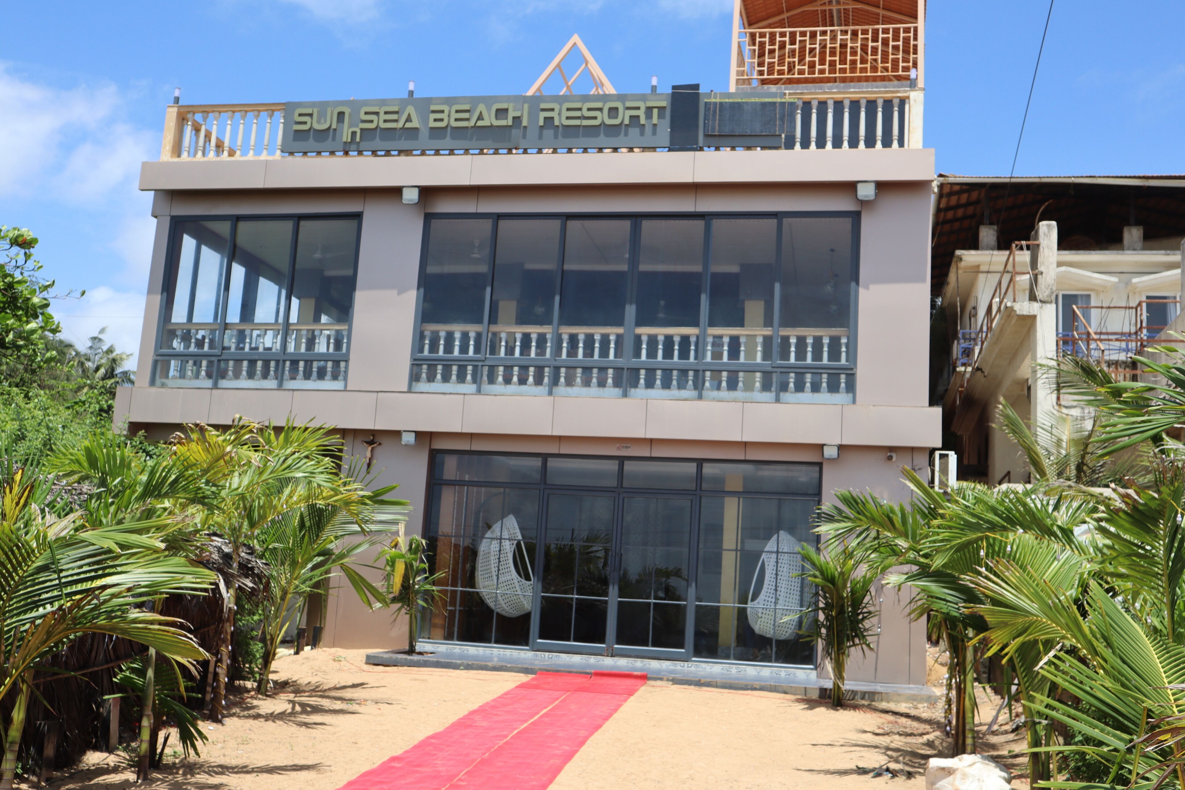 Fassade der Unterkunft