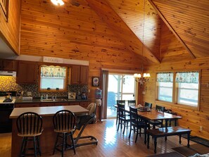 Dining - Spacious, secluded cabin (Cherry Creek)