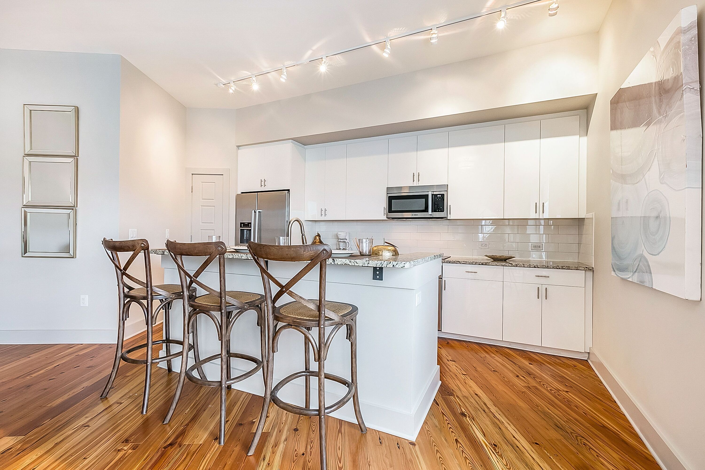 Condo família, 2 quartos | Cozinha privada | Geladeira, micro-ondas, fogão, cooktop