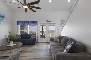 TV - MareBella 2nd row Ocean front with gorgeous sunrises (North Topsail Beach)