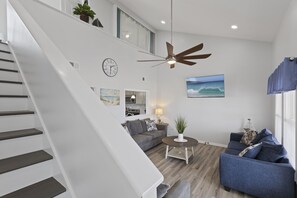 TV - MareBella 2nd row, Ocean front, pet friendly, Topsail Island NC 
Covered porch  (North Topsail Beach)