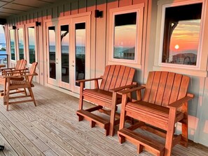 Terrace/patio - 5BR, Beach View, Elevator, Comm Pool, North Cape (Cape San Blas)