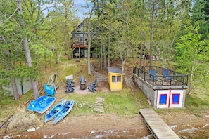 Exterior - Lakeside: 4 Kings, Room4Groups, Hot Tub, Dock, Firewood (Brainerd)