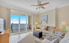Smart TV - Ultimate Beachfront Getaway: Gulf front condo on the 15th floor! Includes seasonal beach service! (Panama City Beach)
