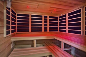 Sauna, tina de hidromasaje y tratamientos corporales 