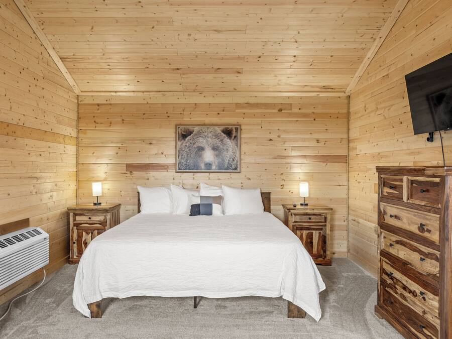 Deluxe huisje, 1 kingsize bed | Gratis wifi