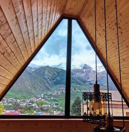 Vista a la montaña
