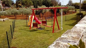 Children’s area - Holiday home with private pool and outdoor shower (Čehići)