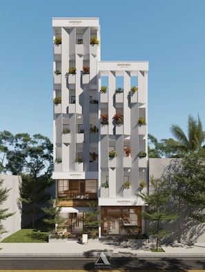 Fassade der Unterkunft