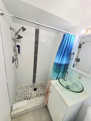 Shower, hair dryer, towels, soap - Heated Pool in Private Setting (Clearwater)