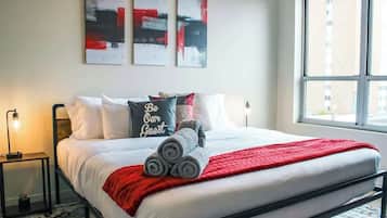 1 chambre, bureau, fer et planche à repasser, Wi-Fi gratuit