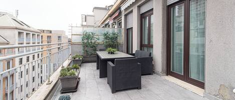 Appartement, 3 chambres | Terrasse/Patio