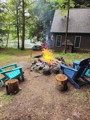 Property grounds - Tamarac Cabin Waterfront For Two (Saranac Lake)