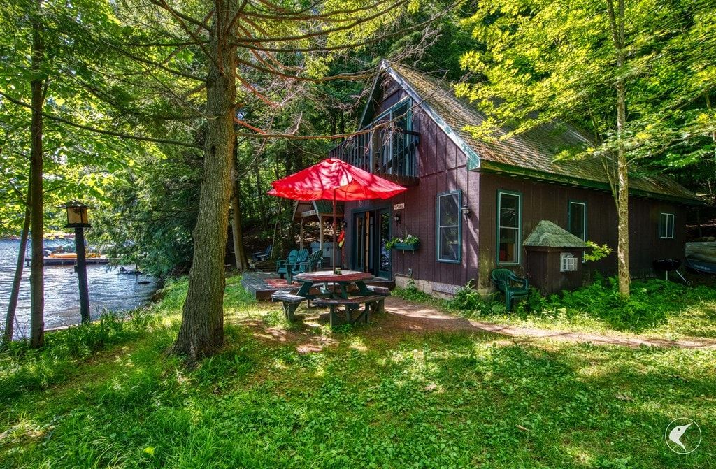 Tamarac Cabin is just 20 feet to the lake