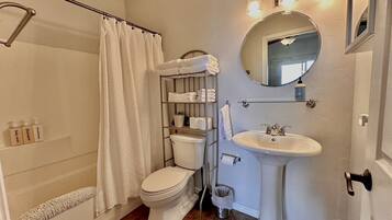 Hair dryer, towels