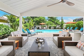 Outdoor pool, a heated pool - 592 Newport Cottage | Heated Resort Style Pool&Spa (Naples)