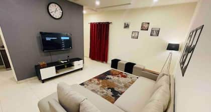 Aesthetic 2-bed Apartment infront of Giga Mall/DHA