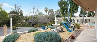 Designer Poolside La Mesa Retreat w/ BBQ & Yard