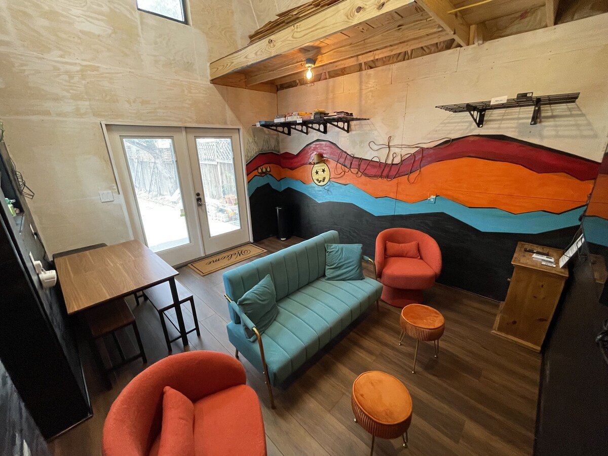 Photo 33 of The Hideaway Vaca-South Austin: A Swim & Grill Oasis with Game Barn & back deck