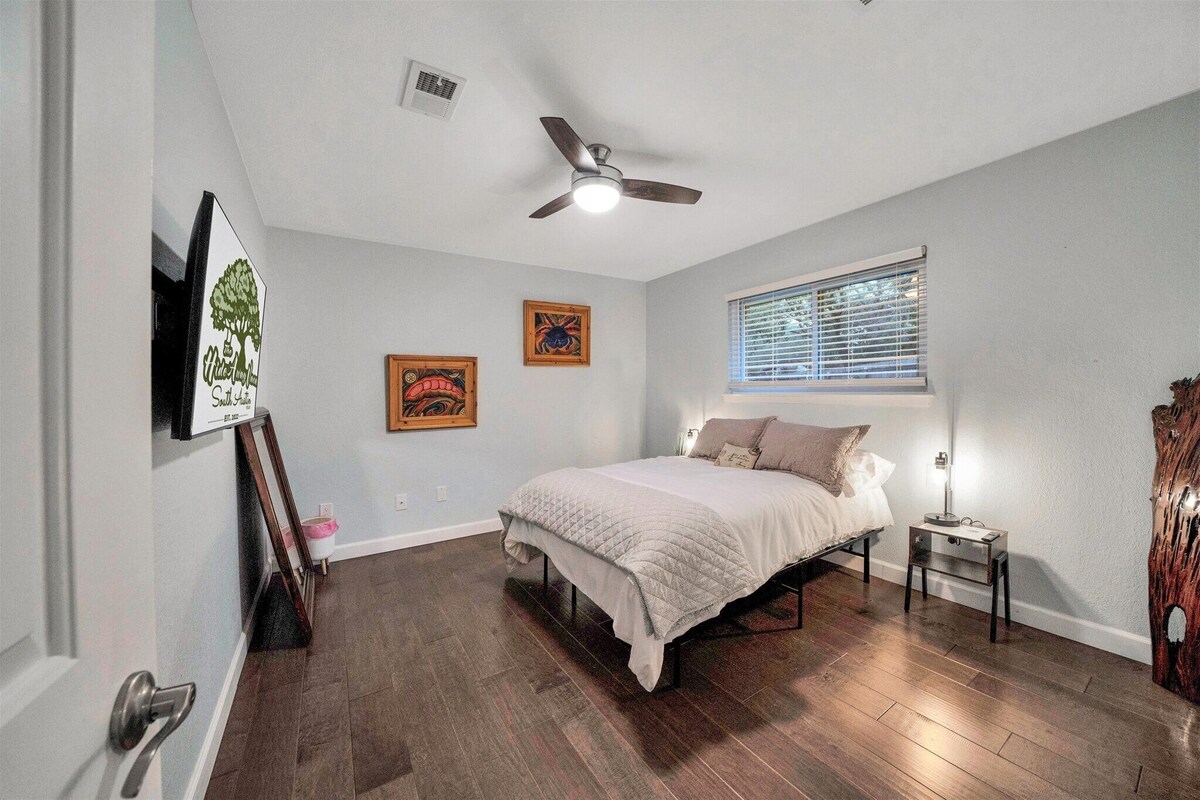 Photo 18 of The Hideaway Vaca-South Austin: A Swim & Grill Oasis with Game Barn & back deck