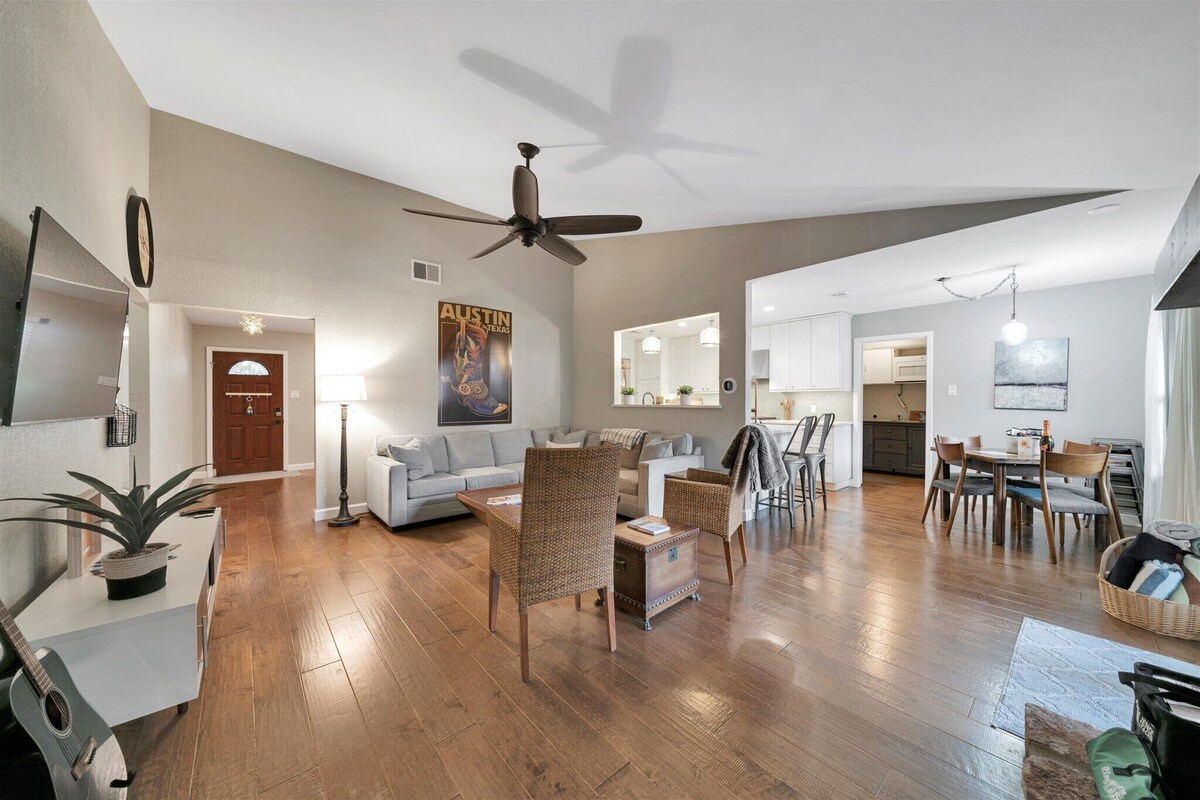 Photo 8 of The Hideaway Vaca-South Austin: A Swim & Grill Oasis with Game Barn & back deck