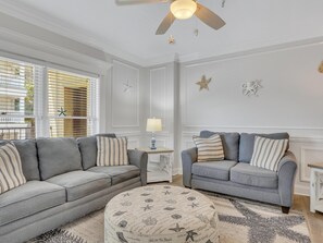 Condo, Multiple Beds (Beach Bliss) | Living area - Beach Bliss (Tybee Island)