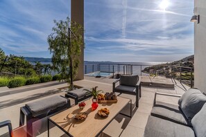 Terrace/patio - Villa Amorpha with Pool (Nerežišća)