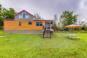 Exterior - Dog-friendly house close to Seneca Lake with firepit, deck, loft, & washer/dryer (Hector)