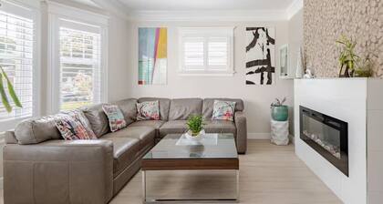 CentralDowntownSanJose-Stunning, fireplace Modern Craftsman house/SAP, Airport
