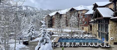 Indoor pool, a heated pool