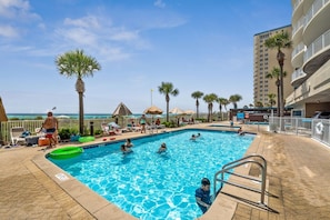 Indoor pool, a heated pool