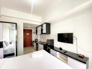 Studio | Living area - Best Deal And Cozy Studio Tamansari Mahogany Karawang Apartment (Karawang)