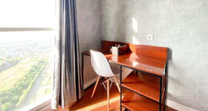 Homey And Good Choice Studio At Amartha View Apartment