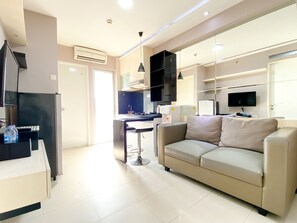 Apartment | Living area - Good Deal And Comfort 2Br At Bassura City Apartment (Jakarta)