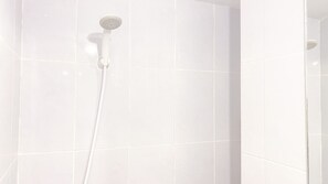 Studio | Bathroom | Shower, towels - Brand New And Cozy Studio At Tokyo Riverside Pik 2 Apartment (Teluknaga)