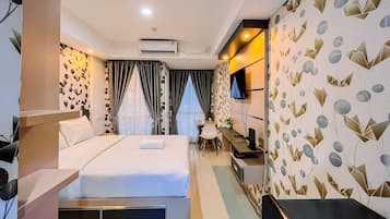 Estúdio | Escrivaninha, Wi-Fi de cortesia