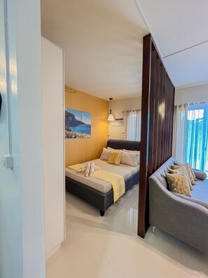 1 slaapkamer, een bureau, reisbedje, gratis wifi
