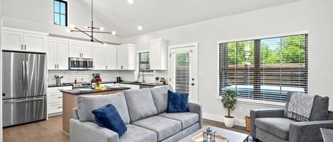 Condo, 1 King Bed | Living area | TV