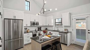 Condo, 1 King Bed, Hot Tub (940 S Eagle B2 #204) | Private kitchen | Coffee/tea maker